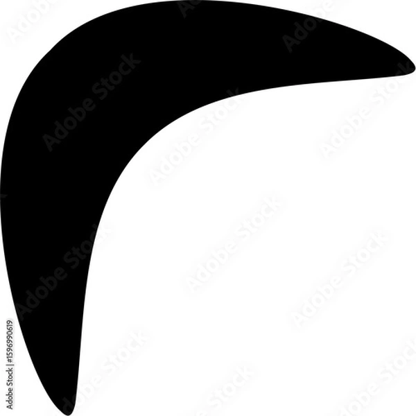 Obraz Creative Vector Shapes for Design Projects Professional Vector Illustration Collection Black