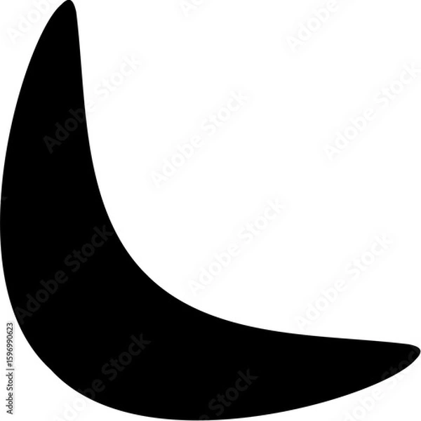 Obraz Creative Vector Shapes for Design Projects Professional Vector Illustration Collection Black