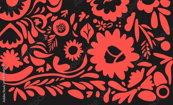 Obraz seamless floral pattern