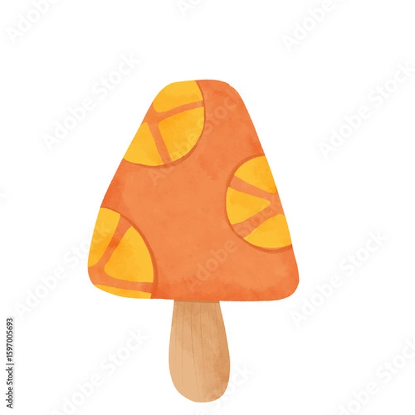 Obraz Orange Popsicle with Citrus Design