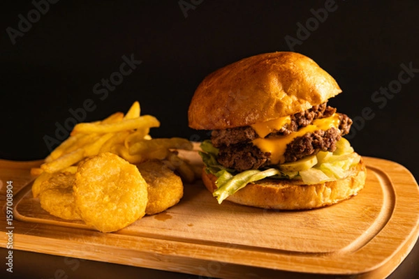 Obraz ハンバーガーセット