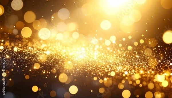 Fototapeta ゴールドのキラキラ背景