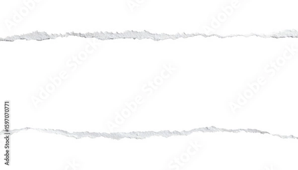 Obraz paper ripped line in centre