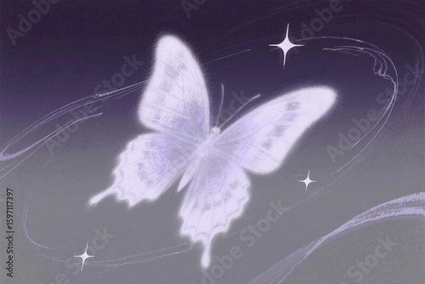 Obraz Surreal Butterfly Texture