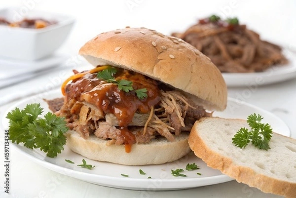 Obraz burger and fries