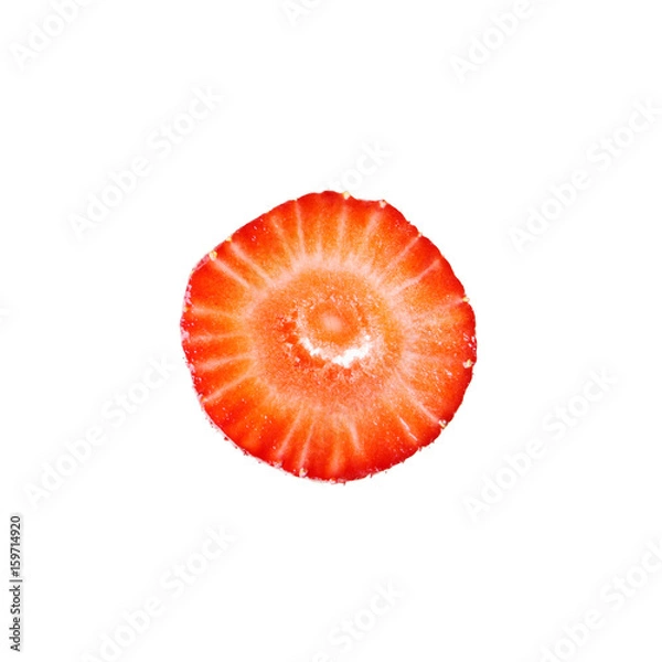 Fototapeta Świeże truskawki na białym tle