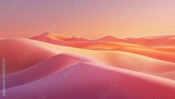 Fototapeta Sunset-inspired gradient