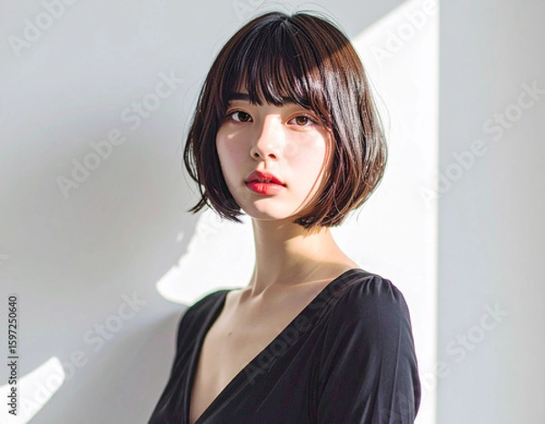 Fototapeta 女性ポートレート　AI生成画像