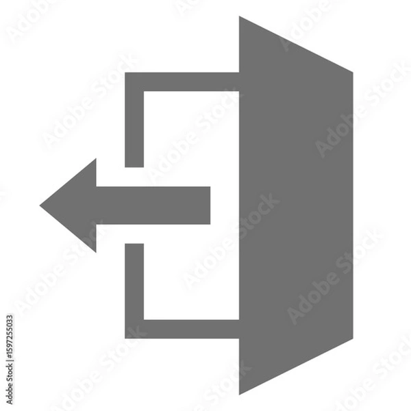 Fototapeta ログイン、ログアウトのベクターアイコン_04