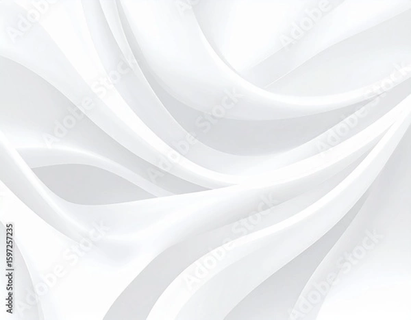 Fototapeta Abstract Silk Fabric Waves A Soft, Elegant Texture for Backgrounds and Designs