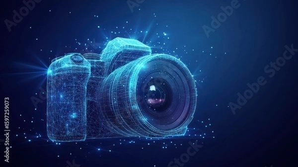Obraz Abstract digital camera
