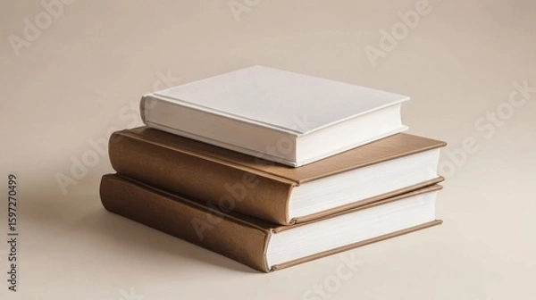 Fototapeta stack of books