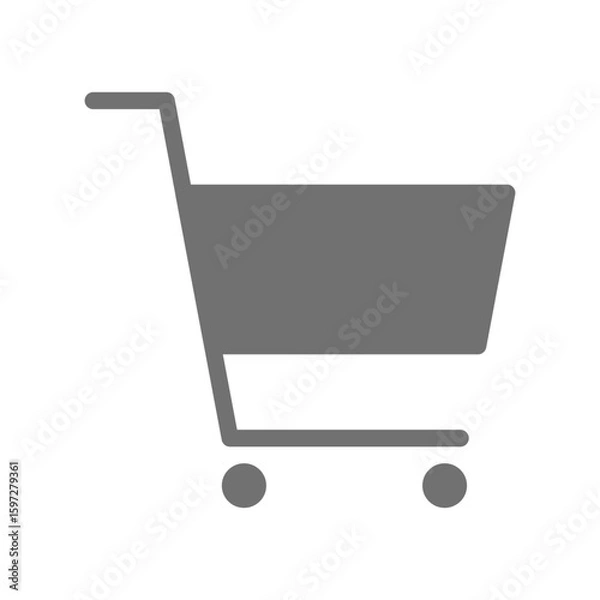 Fototapeta ショッピングカートのシンプルなベクターアイコン_02