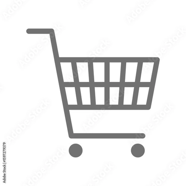 Fototapeta ショッピングカートのシンプルなベクターアイコン_05