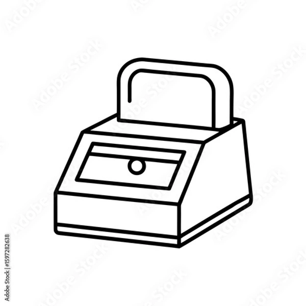 Obraz pcr machine  thermal cycler     .svg