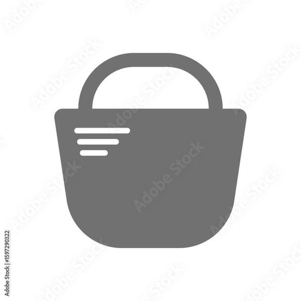 Fototapeta ショッピングバッグのシンプルなアイコン_03