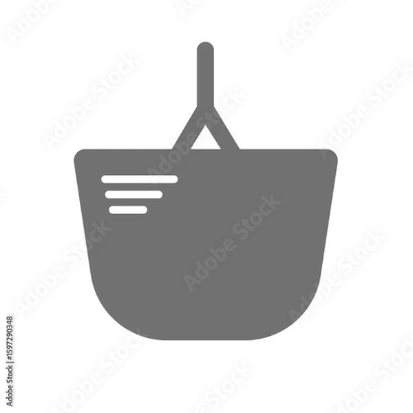 Fototapeta ショッピングバッグのシンプルなアイコン_05