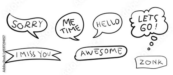 Obraz handwritten comic-style text.