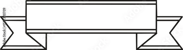 Fototapeta a ribbon frame