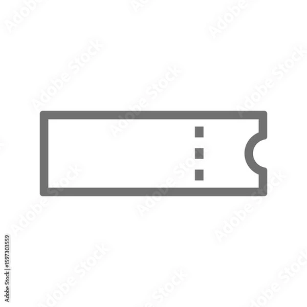 Fototapeta シンプルなクーポンのベクター素材_01