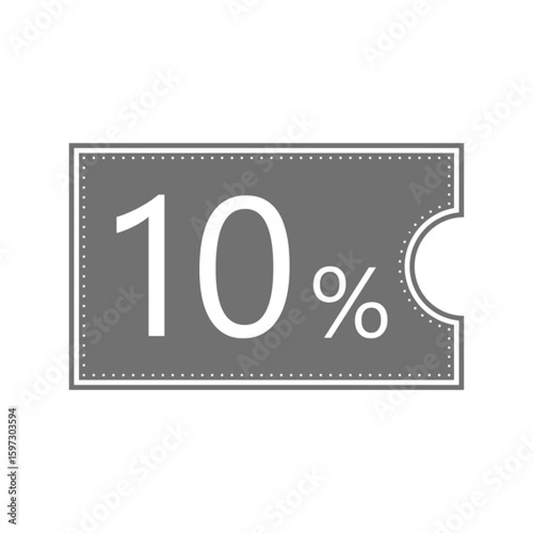 Fototapeta シンプルなクーポンのベクター素材_04