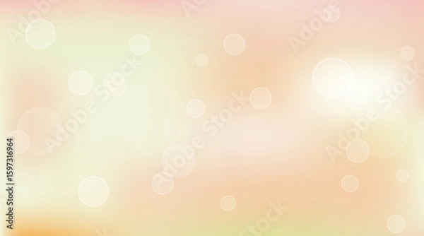 Fototapeta Autumn color and bokeh illustration abstract background