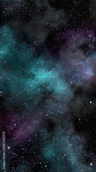 Fototapeta Abstract Colorful Space Nebula