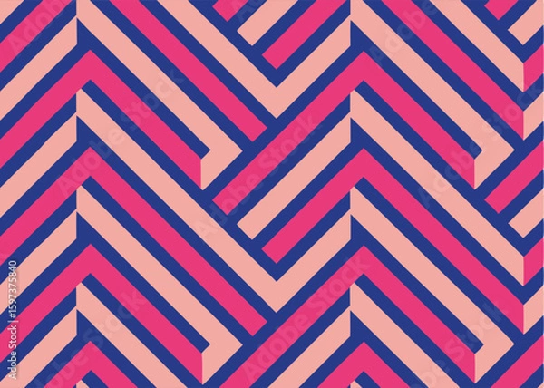 Fototapeta seamless chevron pattern