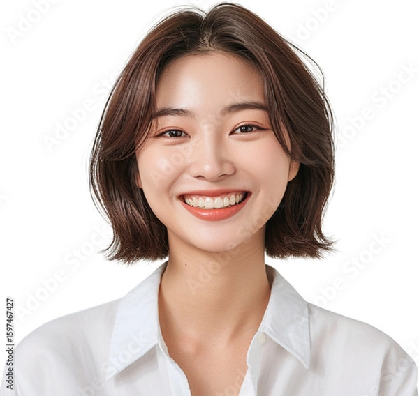 Obraz generative ai,여자,증명사진,프로필,여자 프로필,20대 여자,30대 여자,한국여자,여자모델,여성모델