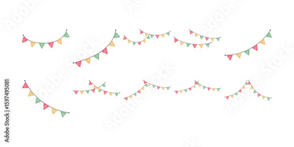 Obraz Cat Day Penant Flag