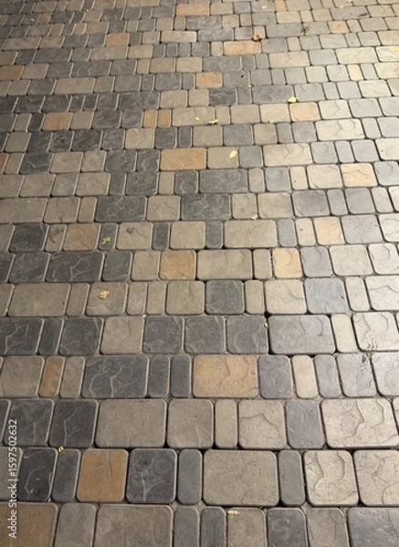 Obraz stone block paving