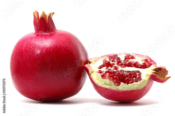 Obraz Pomegranate Isolated On White