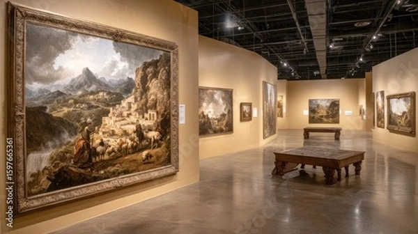Obraz Art gallery interior