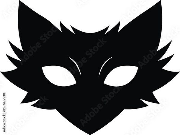 Obraz werewolf eyemask vector icon.