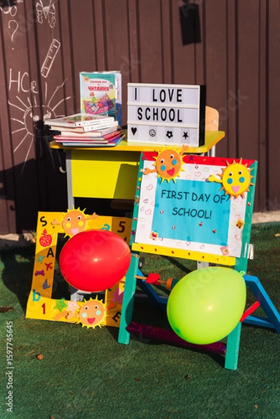 Fototapeta 1 September - new school year