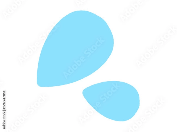 Fototapeta 飛び散る汗のイラスト素材