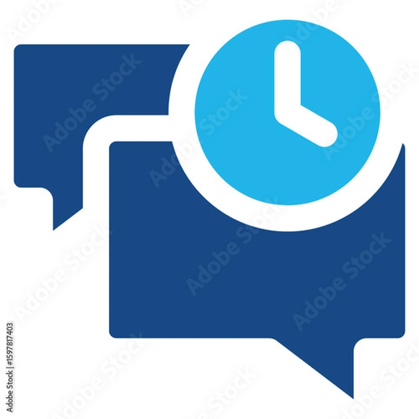 Fototapeta Chat History Icon Element For Design