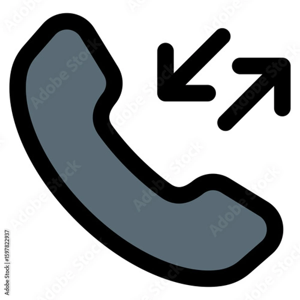 Fototapeta Call History Icon Element For Design