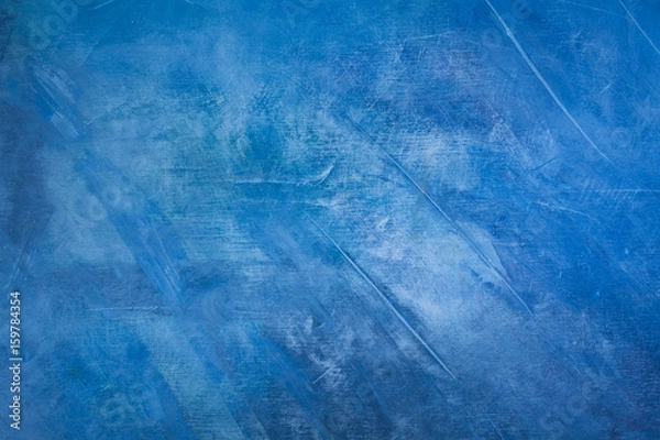 Obraz Abstract blue painting background