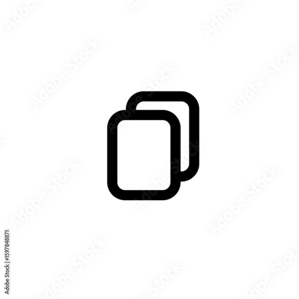 Obraz Copy vector icon