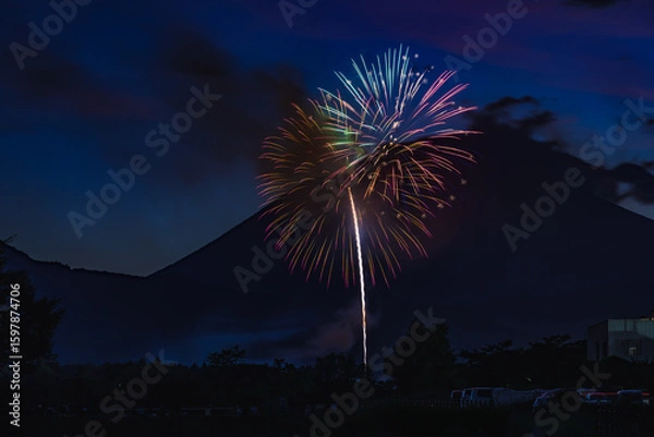 Fototapeta 日光花火大会（栃木県日光市）