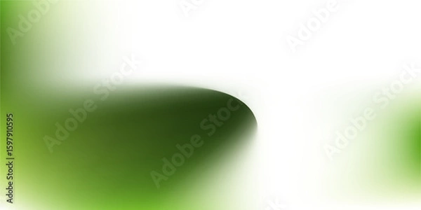 Fototapeta Versatile abstract green gradient background ideal for websites, presentations, and branding materials. Soft, smooth transitions create a calming and professional atmosphere.