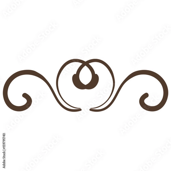 Fototapeta Elegant Victorian style design vector illustration design