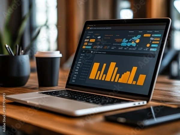 Obraz Digital Marketing Mockup | High-Quality Template for Campaigns, Branding, and Social Media Strategy