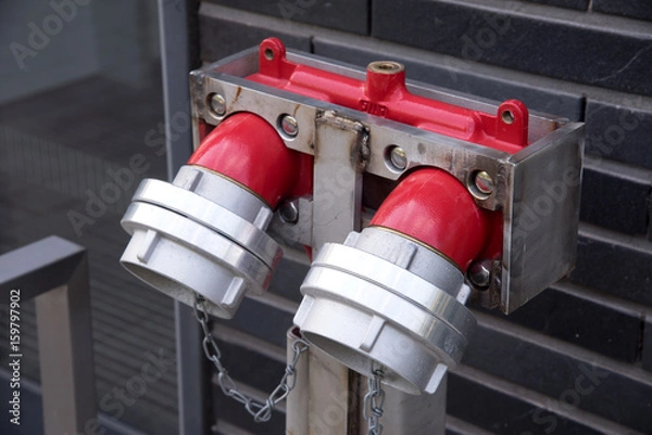 Obraz Ein Wasserhydrant für die Feuerwehr