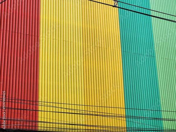 Obraz abstract background with colorful stripes