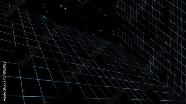 Obraz dark blue abstract background