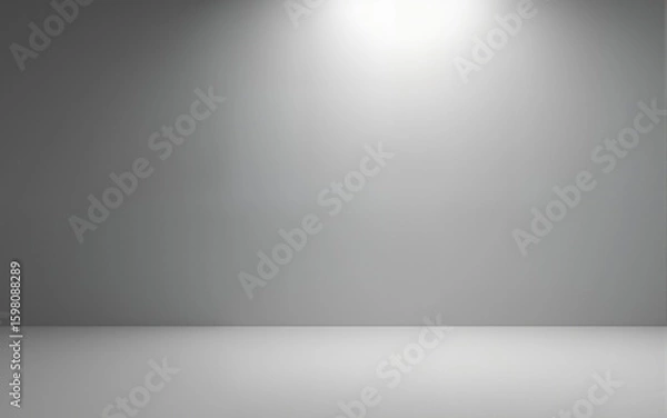 Fototapeta Elegant grey gradient studio, perfect product display  ,  backdrop,  empty,  interior. High quality