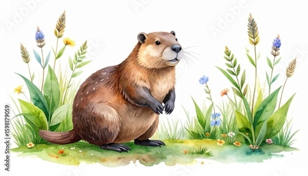 Fototapeta ビーバー