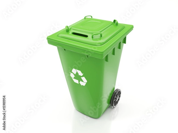 Obraz Isolated Recycling Container